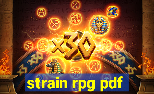 strain rpg pdf